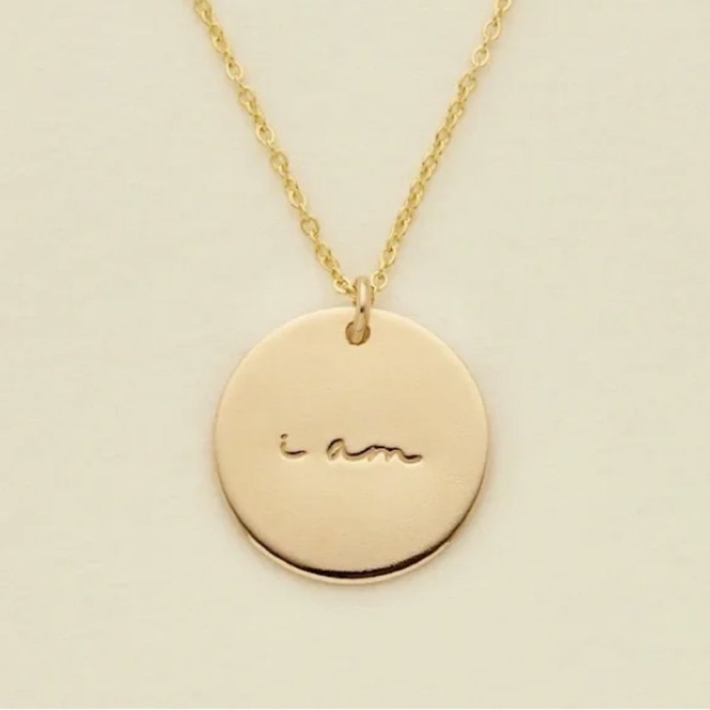 Be Still Self-Care Mantra Peace Charm Necklace - Picture 15 of 15